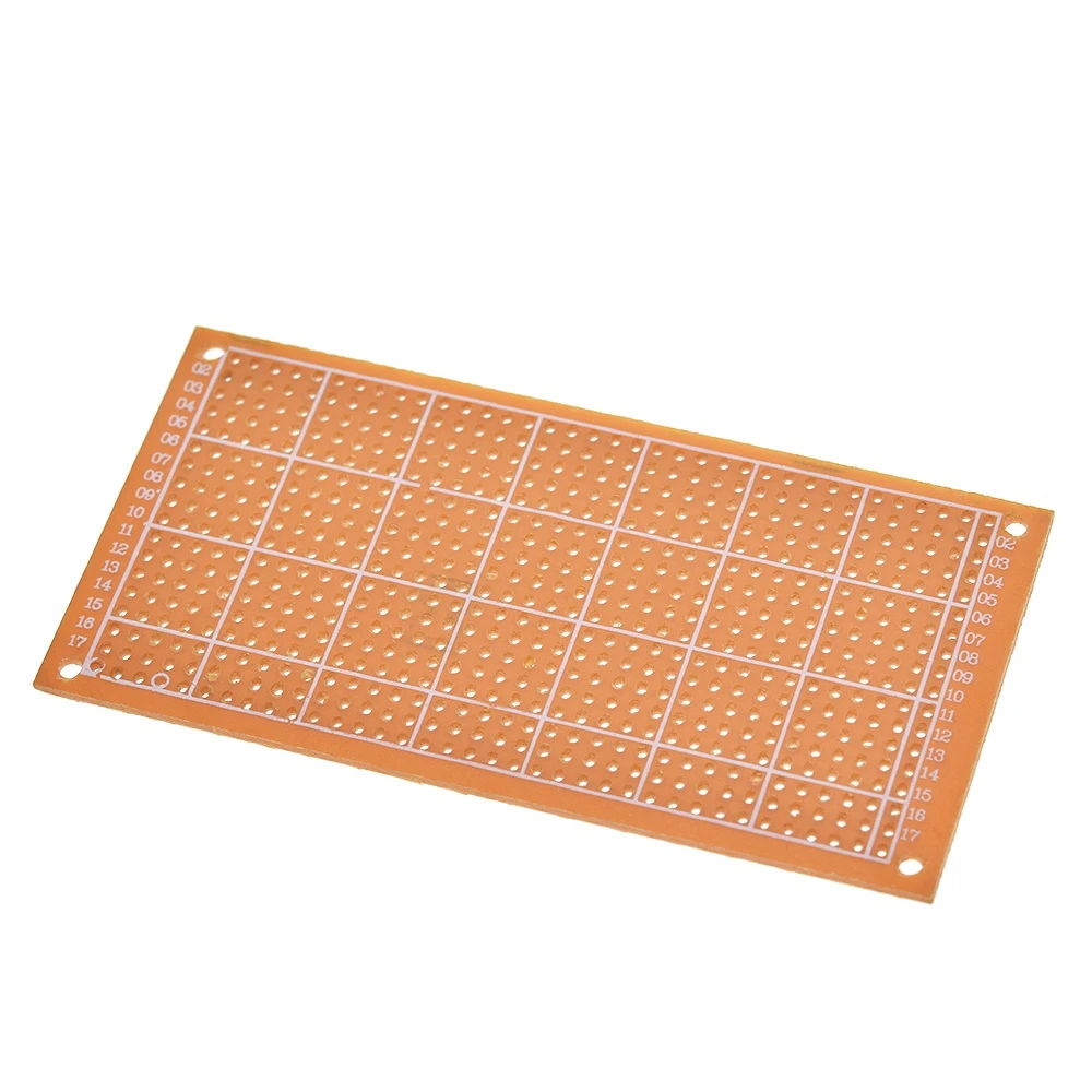 10 шт. одна сторона оптовая продажа Универсальный 5x10 см Solderless PCB тест макет медный