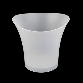 

5L Waterproof Plastic LED Ice Bucket Color Changing Bars Nightclubs LED Light Up Champagne Beer Bucket Bars Night Party