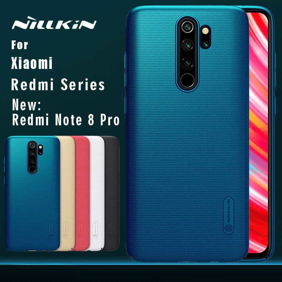 

for Xiaomi Redmi Note 8 7 6 5 Pro Case Nillkin Frosted Shield PC Back Cover Case for Xiaomi Redmi Note 8 Pro 7 6 5 Pro 4 4X Case