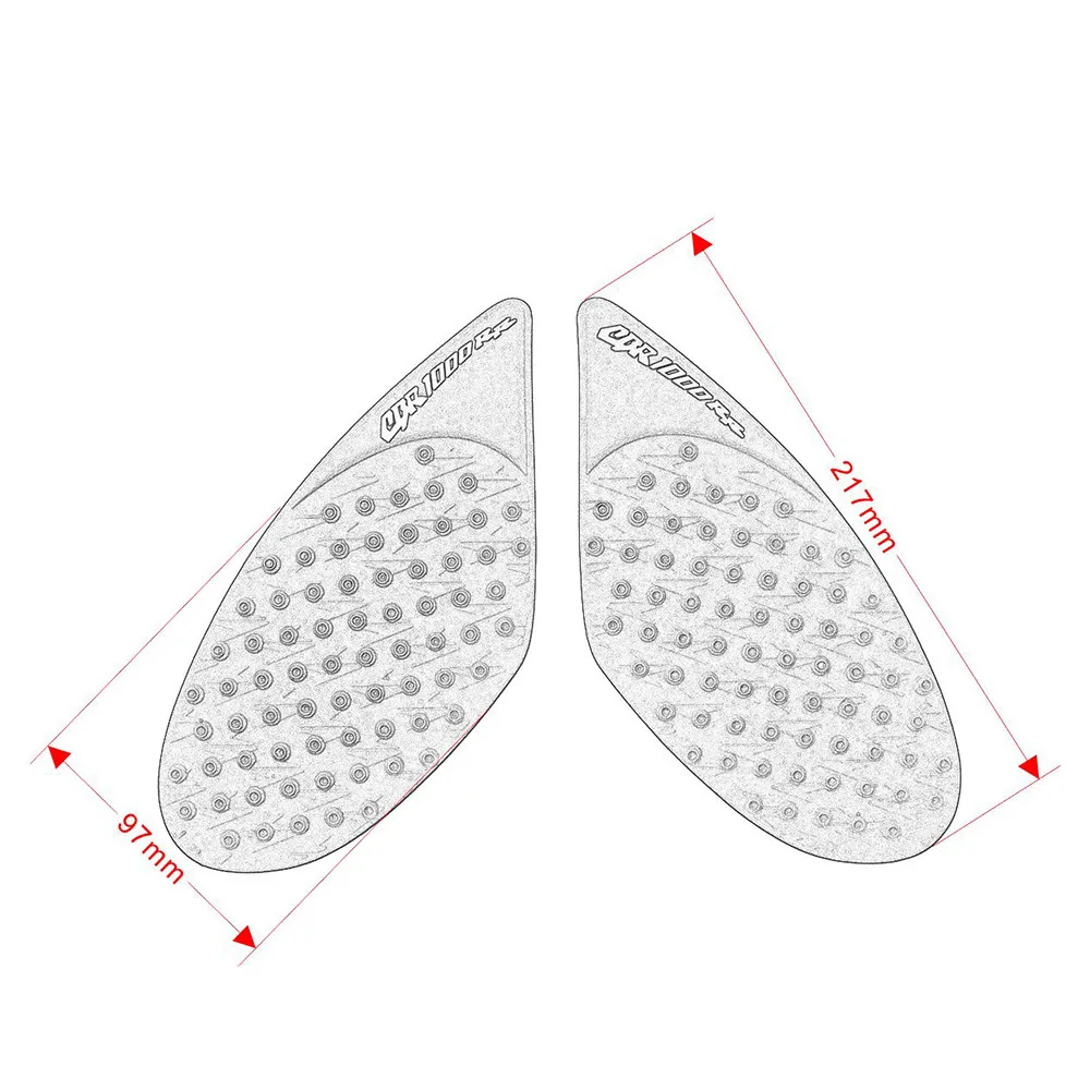 JAER CBR1000 RR cbr1000rrмотоцикл резиновая защита бака Pad Тяговый стикер для Honda CBR1000RR 2008 2009 2010 2011