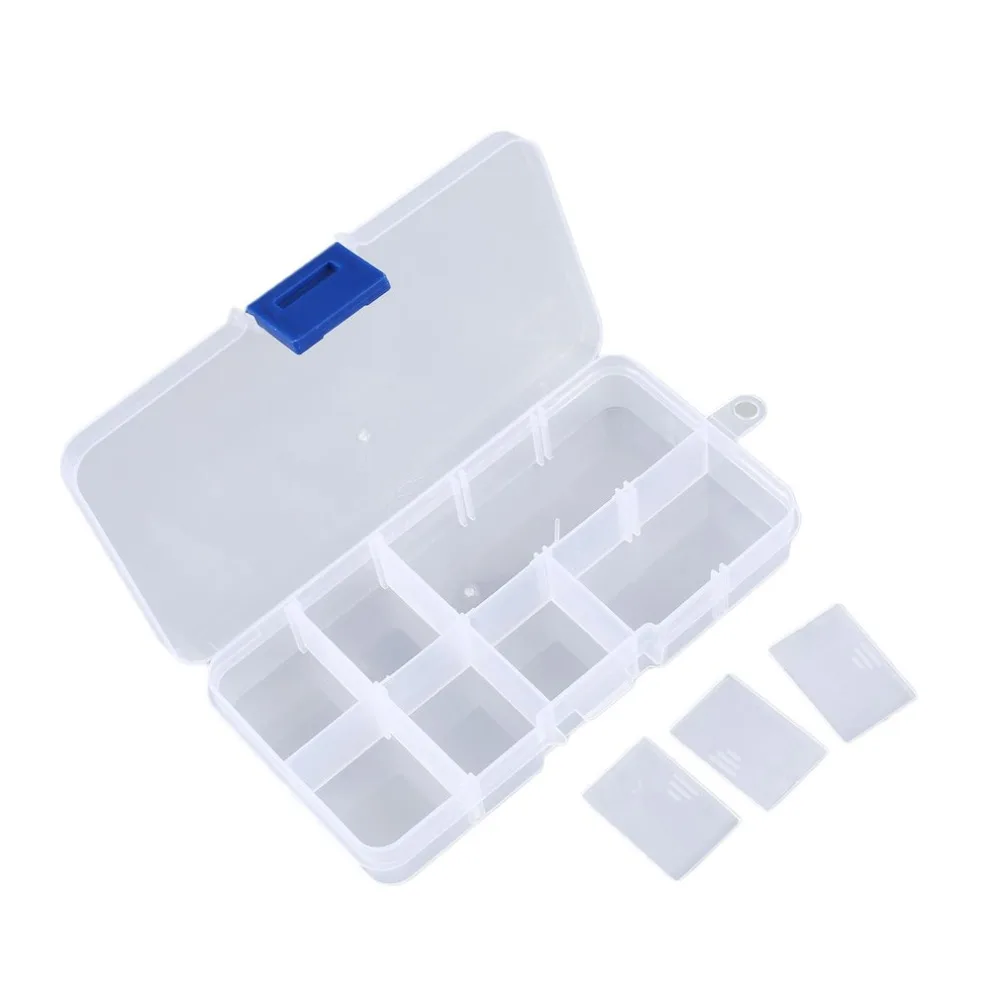 10-36 Compartment Slots Cells Portable Tool Box Electronic Parts Screw Beads Ring Jewelry Plastic Storage Box Container Holder