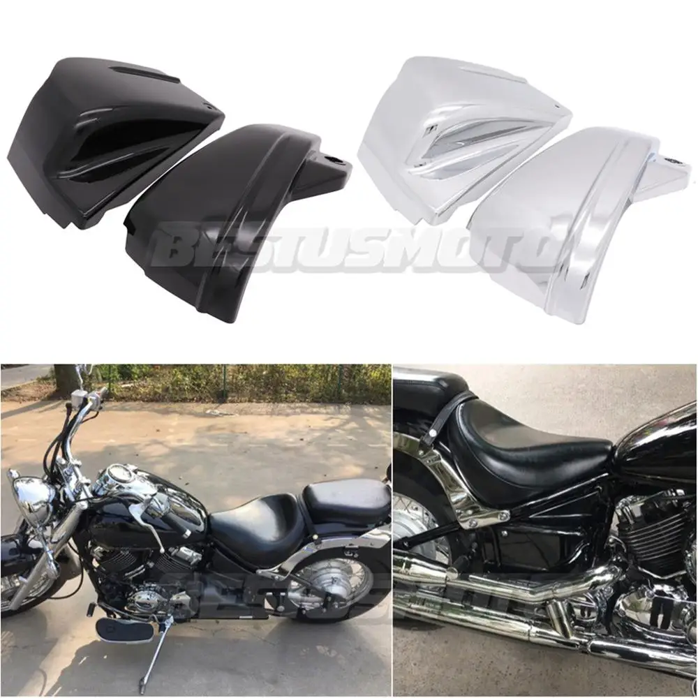 ABS пластик мотоциклетная батарея боковая крышка для Yamaha Dragstar V-Star 400/650 XVS 650 650A Drag Star 400/650 XVS650 XVS650A