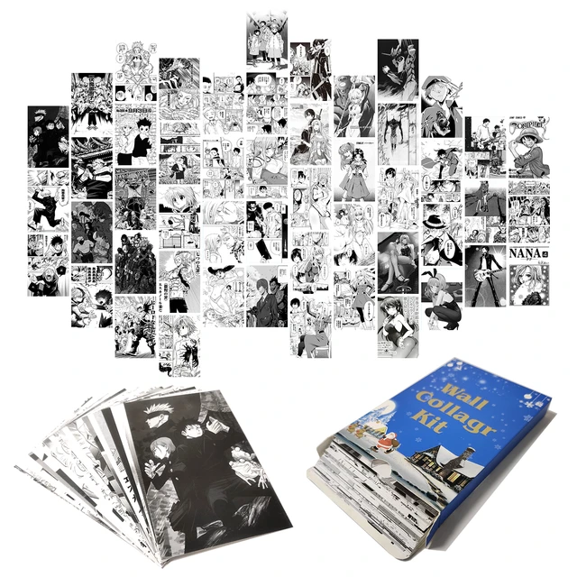 Aesthetic Photo Wall Collage Kit  Anime Wall Posters Manga Panels - 50pcs Wall  Anime - Aliexpress