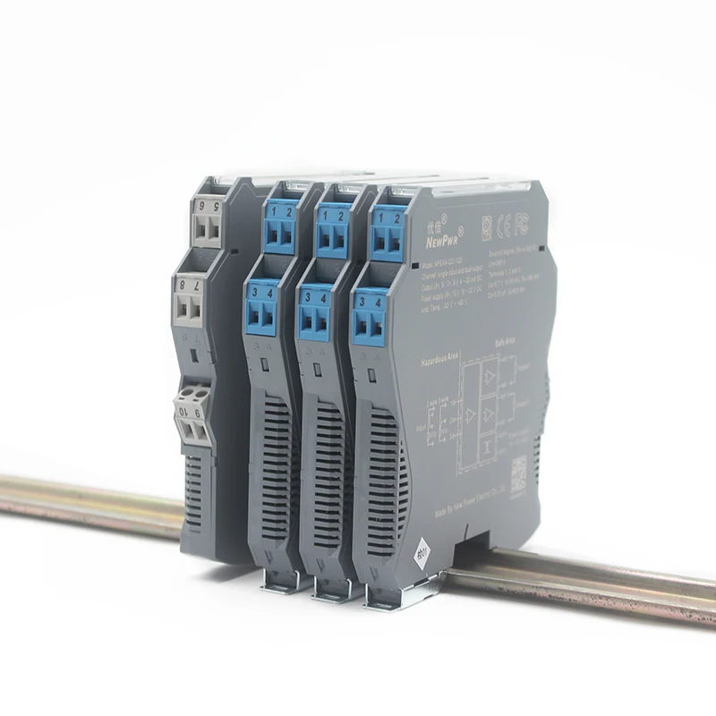NPEXA-G21 PT100 RTD Input Intrinsic Safety Barriers PT100 4-20mA Output Isolated Safety Barrier