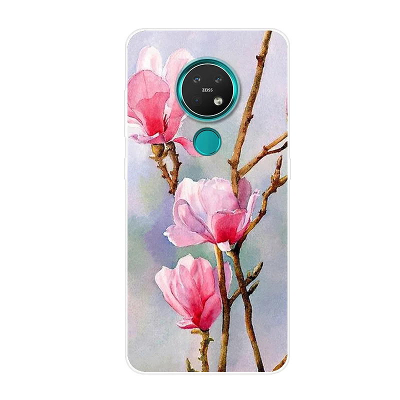 Для Nokia 7 2 чехол Funda для 2019 TA 1196 1181 1178 1193 Чехол Мягкий силиконовый из ТПУ Nokia7.2