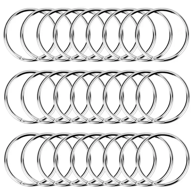 25mm Key Ring Chain Link Connector Split Bulk For Keychain And Crafts Pack Of 200 |