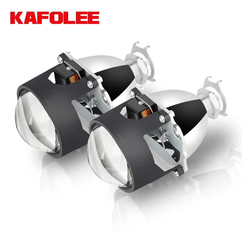 KAFOLEE H8 H9 H11 9005 H7 HB3 HB4 Headlight Lenses Bi-xenon Projector Kit 2.5 Metal Lens Auto Car Lights Accessories DIY Lamp | Автомобили