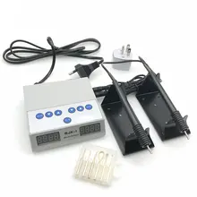 Стоматологическая лаборатория Электрический тонкий Waxer резьба нож двойная ручка 6 набор с восковыми кончиками Стоматологическая лаборатория