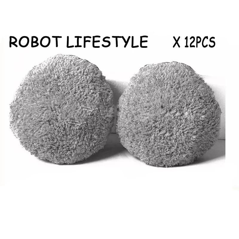 Esfregão de Pano Cinza para Janela Robô 12 Tamanhos Qhc002 s5 x5 S60