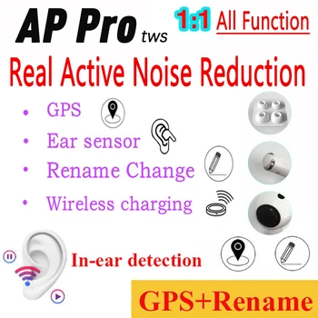 

AP Pro Bluetooth 5.0 Wireless Earphone Bass Headsets Air 3 Pro 1:1 Copy Earbuds Noise Reduction Head Phones not i90000 max i12