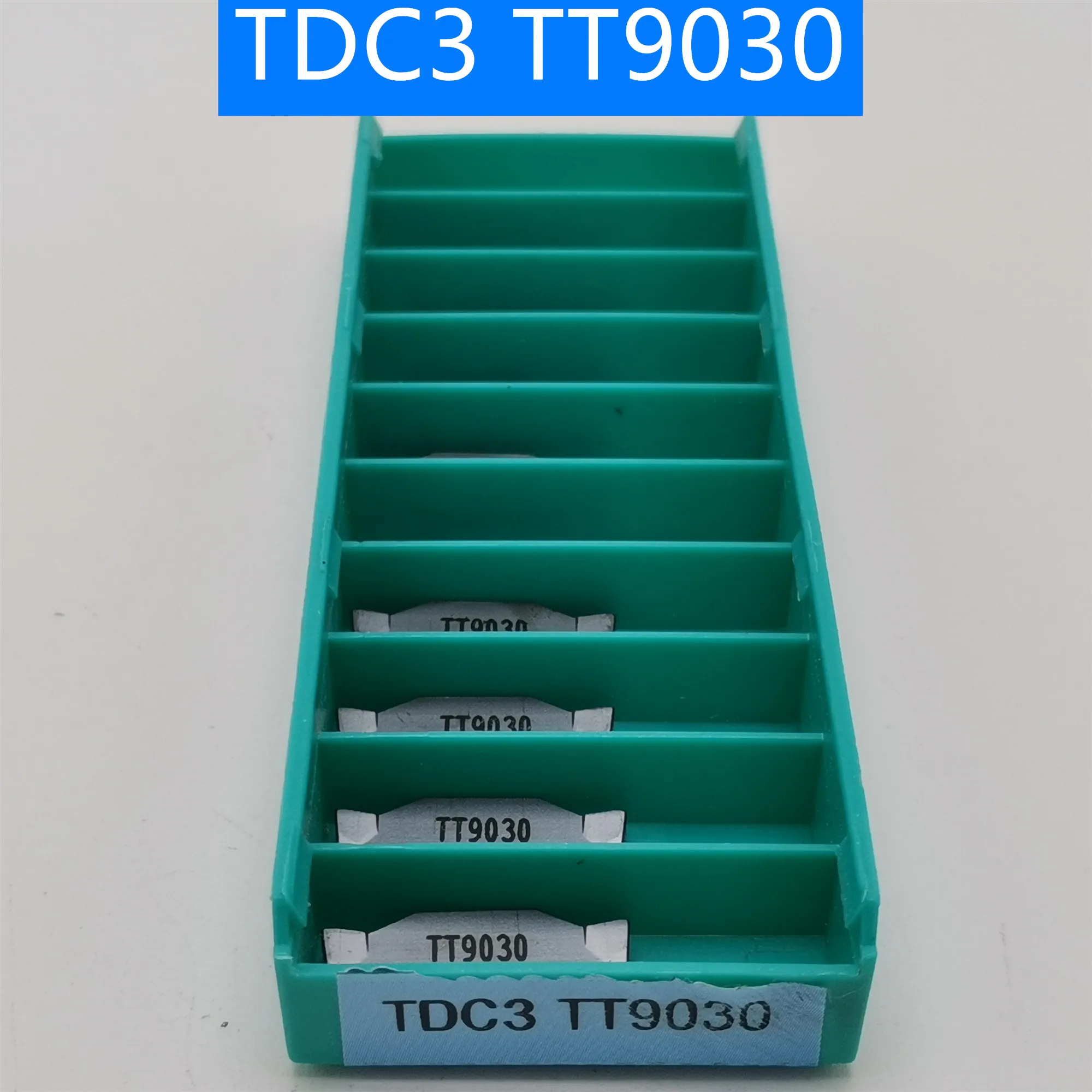 

20PCS TDC3 TT9030 Carbide Insert Turning Tool Turning Milling Cutter CNC Cutting Tool Slot Cutting