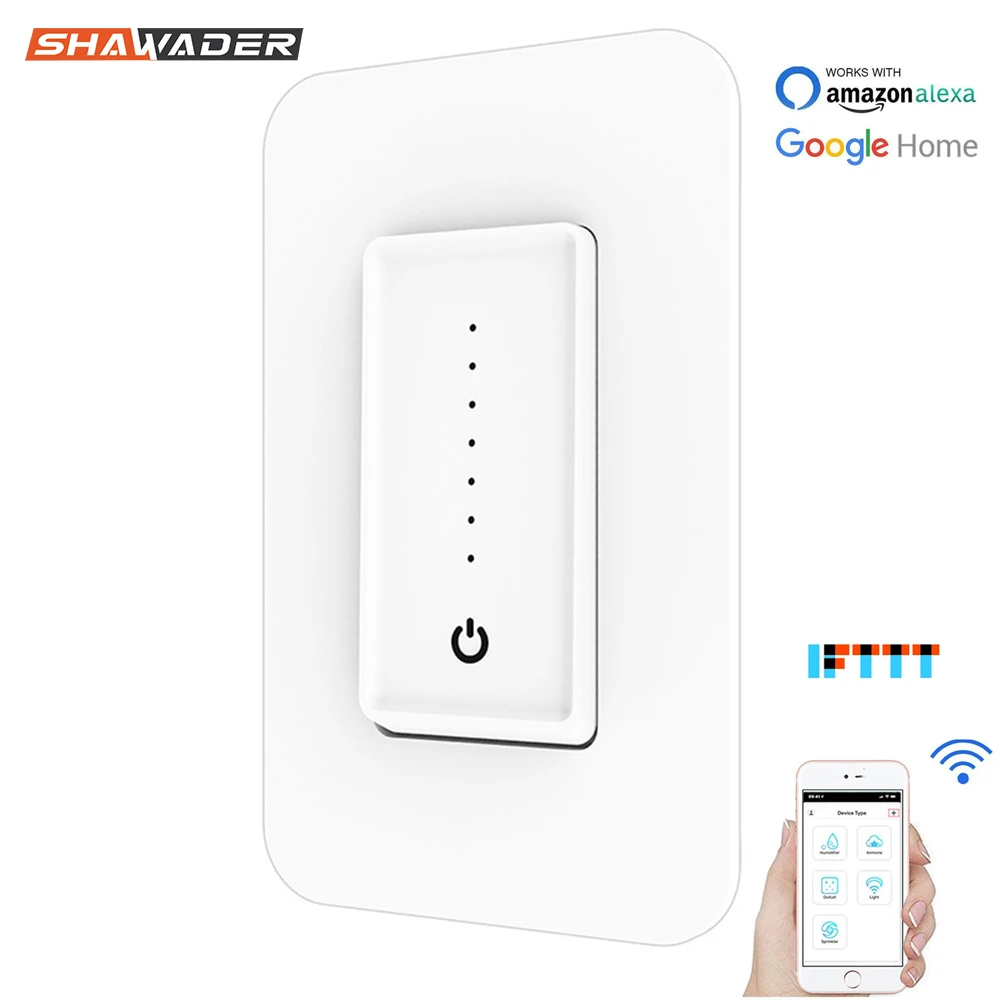 Wifi Smart Fan Light Dimmer Switch Sentuh Dinding Smartlife Tuya App Remote Switch Kontrol Suara Bekerja Dengan Alexa Google Home Ifttt Switch Aliexpress