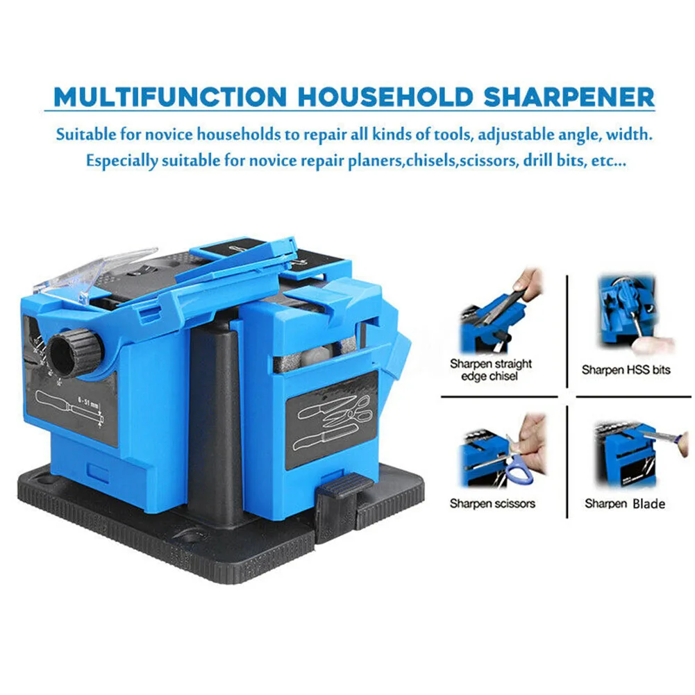  Kitchen Electric Sharpener Scissors Adjustable Multifunction Compact Home Use Tools Portable Drill  - 4000198716142