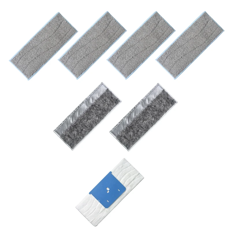

OPQ-Robot Vacuum 4 Wet Water+ 2 Dry Water+ 1 Disposable Mop Cloths Pad for Irobot M6 Robotic Vacuum Cleaner Parts Replacement