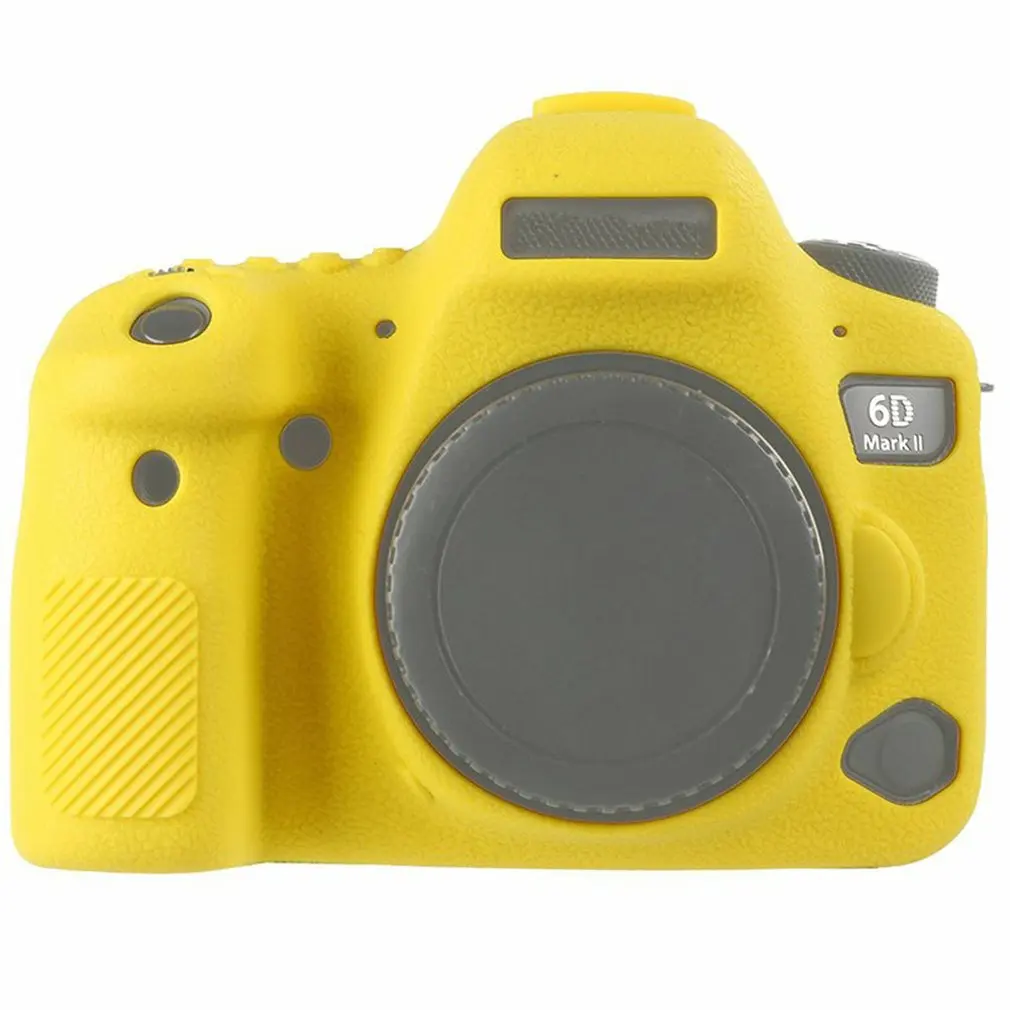 Силиконовый чехол для Canon 6D Mark Ii, Защитная пленка для ЖК-экрана, мягкий силиконовый защитный чехол для камеры
