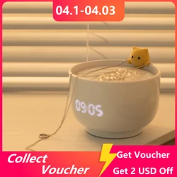 Alarm Clock Night Lamp Smart Control LED Digital Clock Electronic Desk Table Clock Cute Cat For Children Kids Home Decoration Alarm Clock Night Lamp Smart Control LED Digital Clock Electronic Desk Table Clock Cute Cat For Children Kids Home Decoration