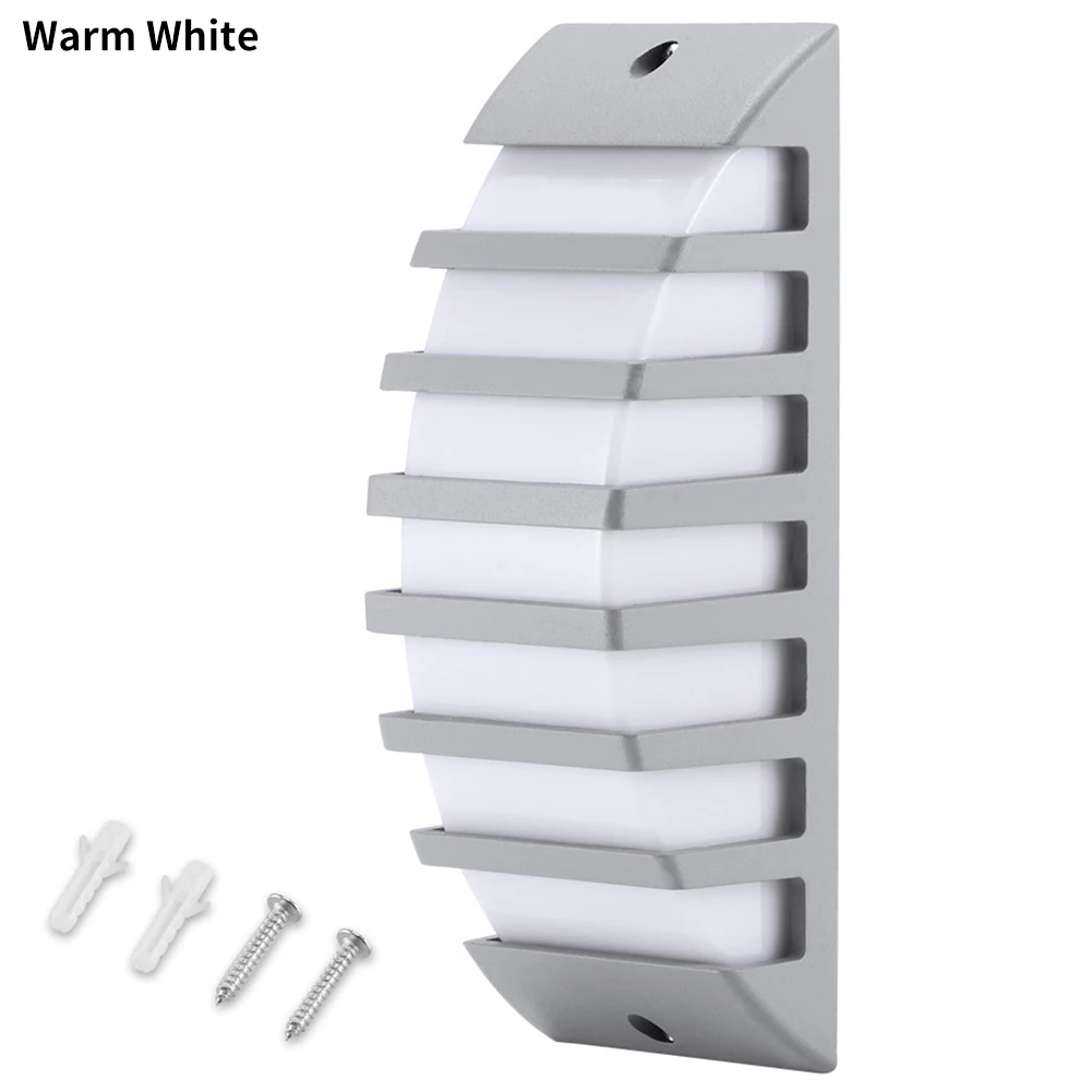 

8W Home LED Wall Light Lamp Security Stairs Outdoor Indoor Modern Corridor Pathway Balcony Patio Yard Porch IP65 Waterproof
