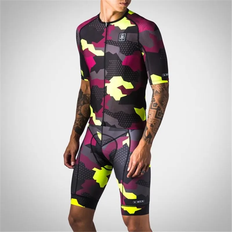 Wattie ink, комплект для велоспорта, Джерси для триатлона, одежда для MTB, велосипедная униформа, ropa ciclismo hombre, мужские комплекты с коротким рукавом - Цвет: 14