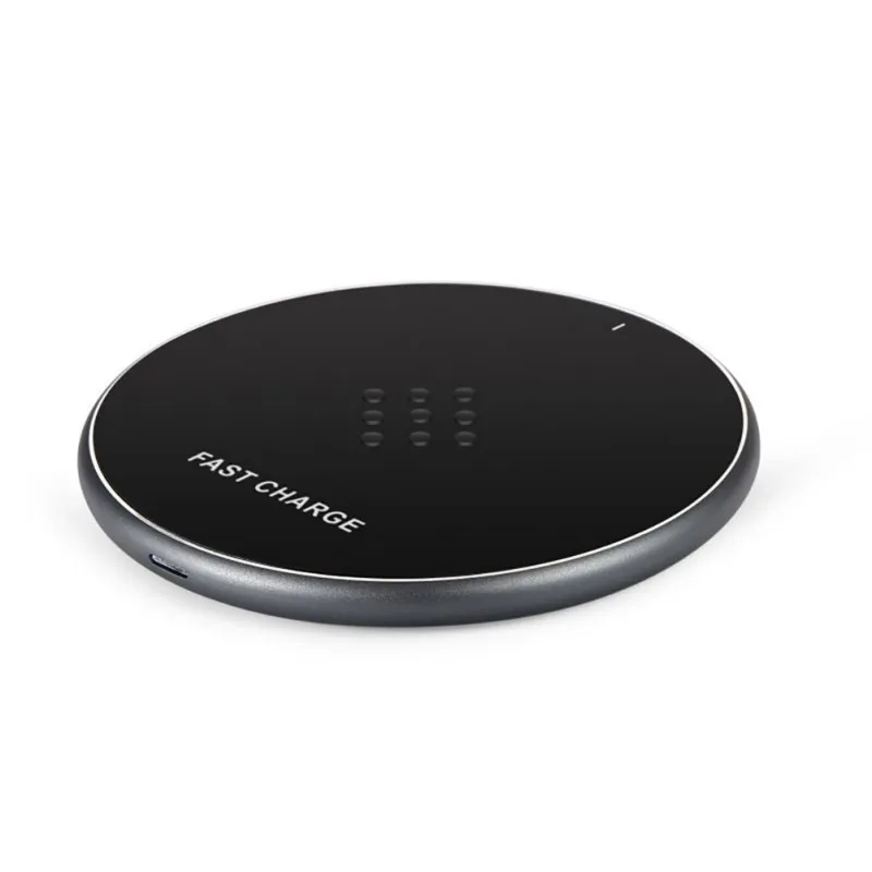 

Distinctive Round Shape Phone Charger Durable Portable Wireless Multi-functional Intelligent Smart Phone Holder Charger