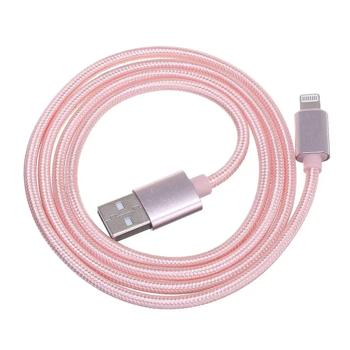 3.1A Быстрая зарядка usb-кабель для iPhone XS Max XR X 8 7 6 6S 5 5s iPad Шнур кабель для мобильного телефона кабель для быстрой зарядки данных - Цвет: Розовый