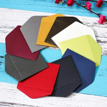 

30pcs/lot Small Blank Envelope for VIP Cards Bank Card Gift Envelopes 19110801