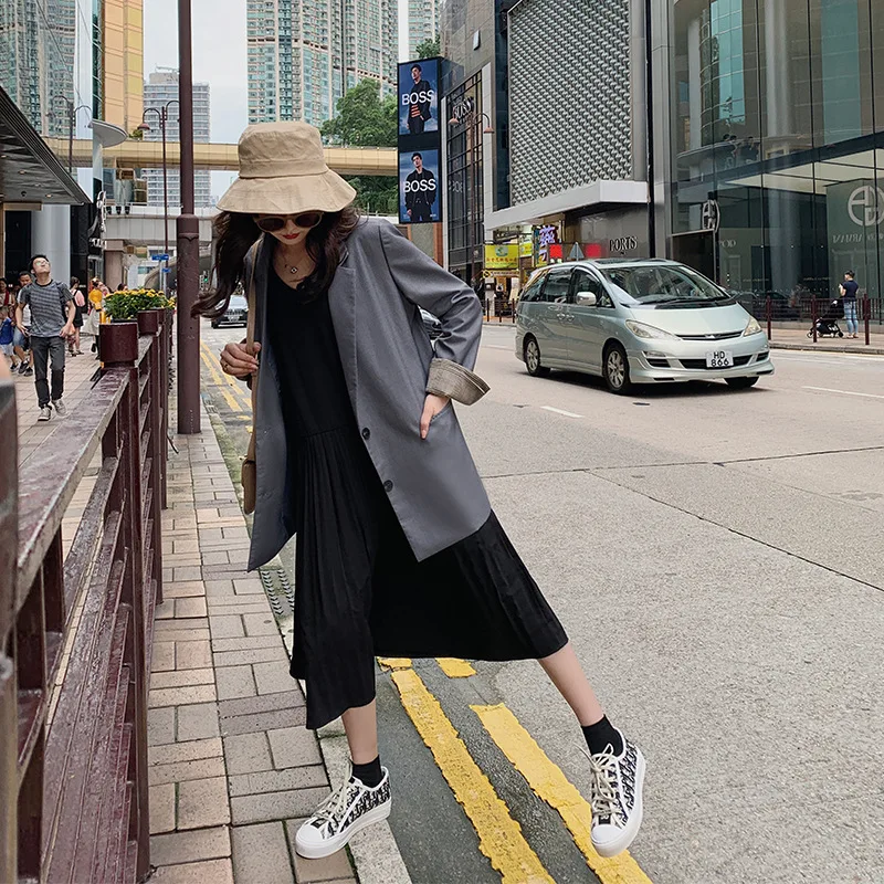 

CHIC Online Celebrity Versatile Small Suit Coat Women's Korean-style 2019 Spring And Autumn New Style Popular Retro Leisure Suit