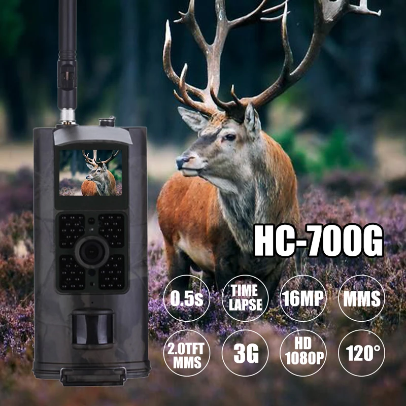 

HC-700G Trail Camera Game Hunting Acorn Wild Gsm Deer Mini Night Vision MMS 16MP 940nm Trap SUNTEKCAM Photo 3G 700M