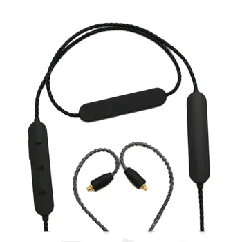 

Wireless Bluetooth Headphone Cable With Mic MMCX Earphone Wire For SE535 SE846 SE215 UE900 Headset upgrade line Dual Battery 1PC