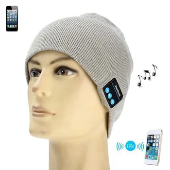 

LEORY Wireless bluetooth Headphone Hat Sport Music Hat Smart Headset Warm Outdoor Winter Cap With Microphone for Men Women