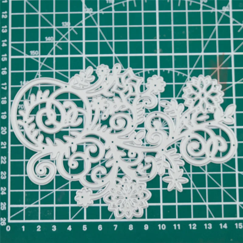 

DiyArts Flower Dies Branch Metal Cutting Dies New 2019 for Card Making Scrapbooking Embossing Cuts Craft Dies Christmas Decor