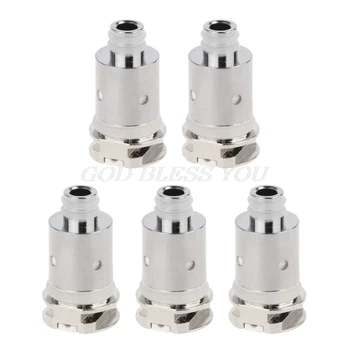 

5Pcs/pack 1.4/0.8/0.6 Ohm Replacement Coils Metal Coil Head for Nord Regular/Mesh MTL/Mesh Tank Atomizer Accessories
