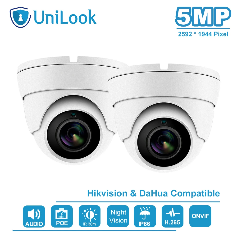 Hikvision OEM 8CH 4 к NVR 5MP белый/серый POE IP Камера 4/6/8 шт. ONVIF CCTV открытый системы безопасности CCTV NVR Наборы с 1/2/4 ТБ HDD - Цвет: Only 2 White Cams