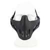 Tactical Airsoft Half Face Mask Paintball Protective Mesh Steel Breathable Shooting Mask Shooting Military Hunting Equipment