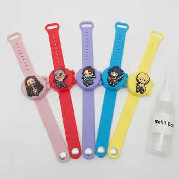 

Hand Sanitizer Hand Dispenser Portable Bracelet Hand Dispenser Easy To Clean Anime Bracelet Wrist Strap