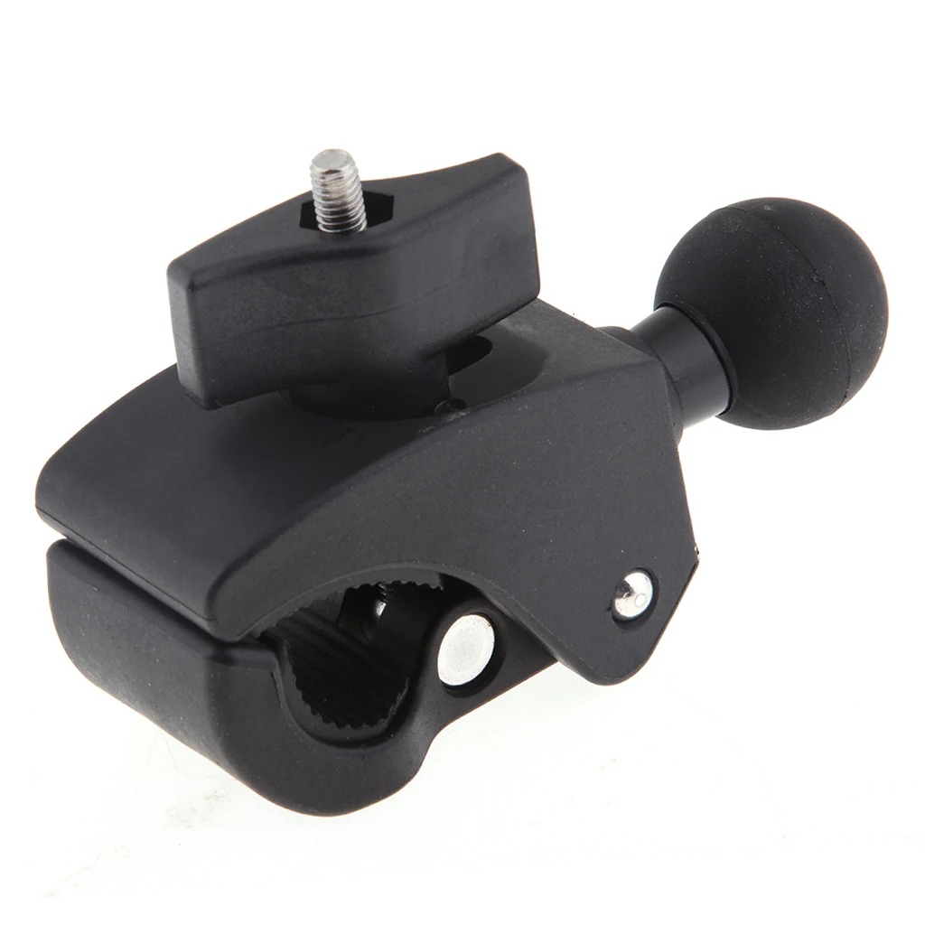 Quick Release Motorcycle Handlebar Clamp 1'' Ball Adapter 16-38mm Tube