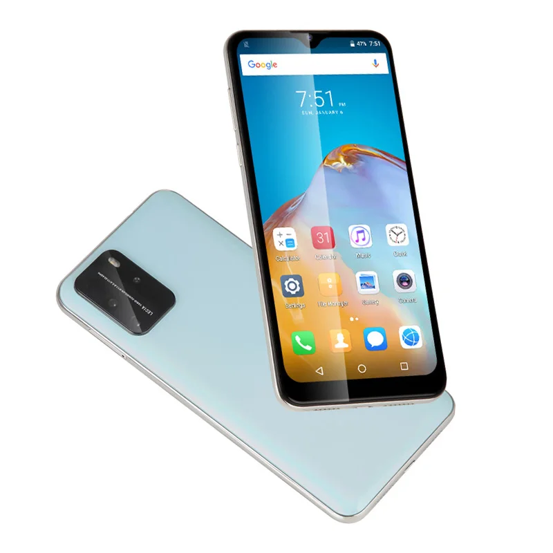 Смартфон UNIWA P40 PRO Android 2 + 16 ГБ два слота для SIM карт экран 6 53 дюйма аккумулятор 3100