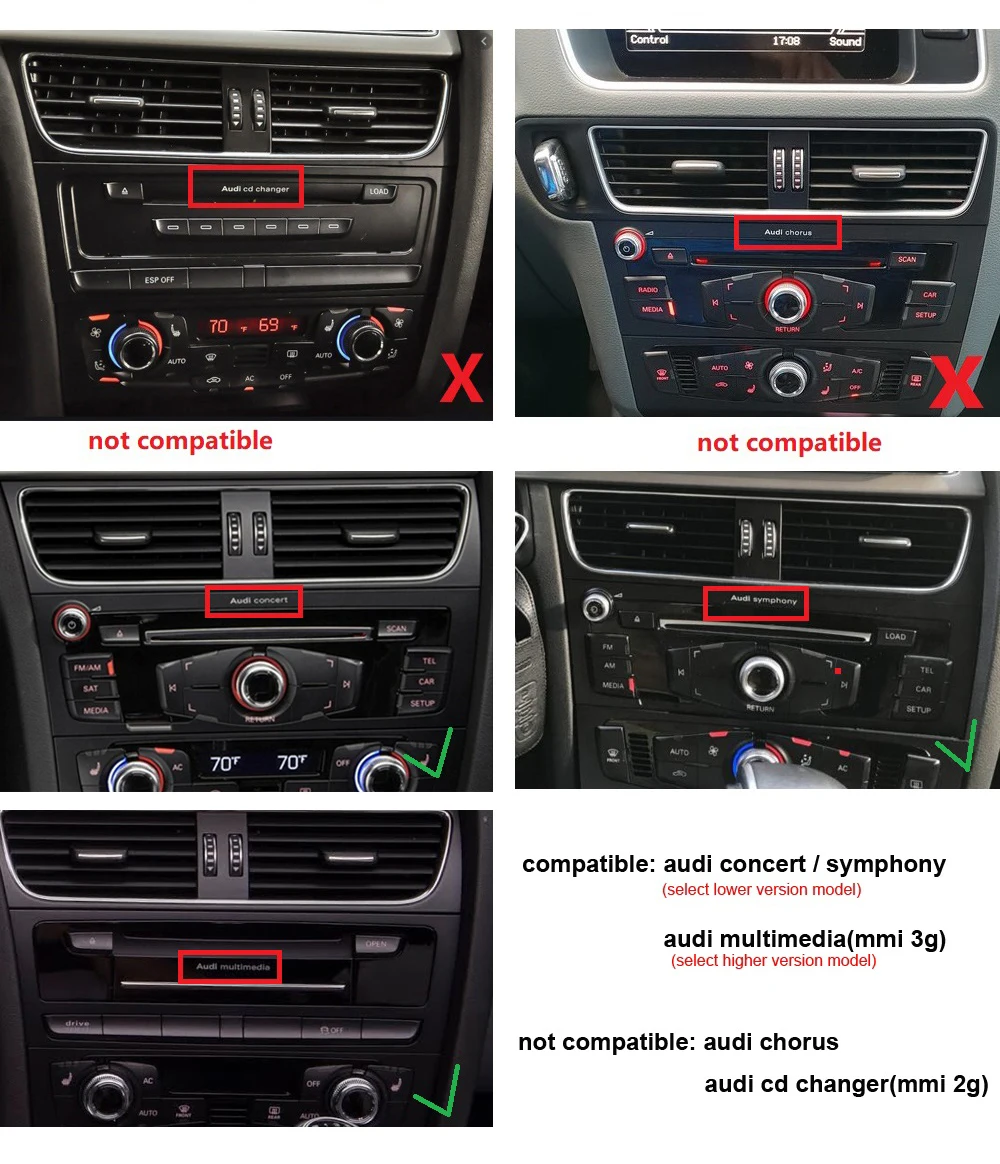 Multimídia para Audi Unidade de Cabeça do Navi do Gps do Google 2 + 32gb Sistema Multimídia Automotivo Android Tela a4 b8 09-16 Ips Touch Screen Swc bt 10 11 para audi a4 b8 09-16 ips touch