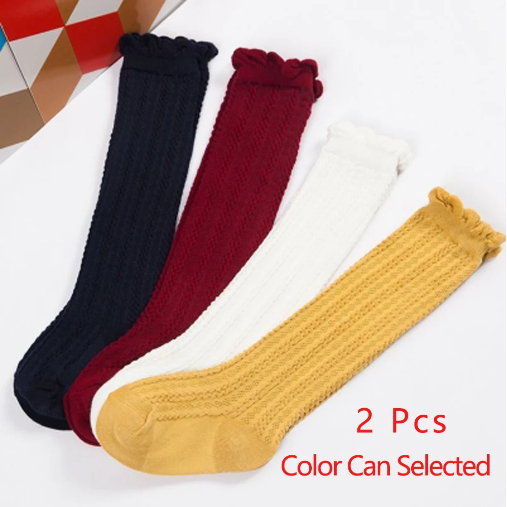 2 pair socks Вязаные Комбинезоны для маленьких девочек; шерстяные вязаные комбинезоны с длинными рукавами; комбинезон с треугольным вырезом для маленьких принцесс; одежда для малышей; сезон осень-зима - Цвет: 2 pair socks
