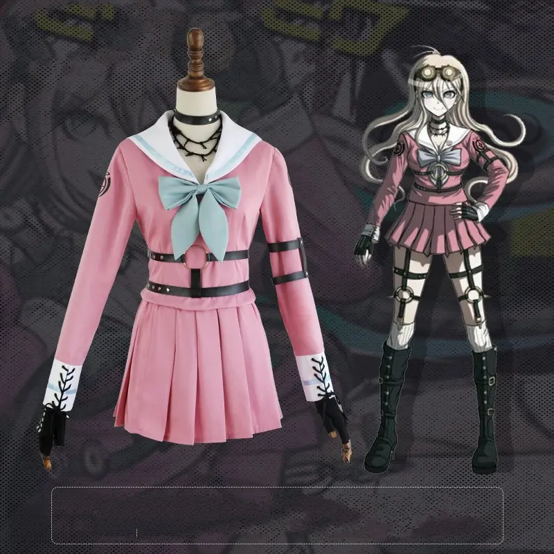Игра Danganronpa V3 ирума Миу кролик аниме фотокостюм Хэллоуин Рождество карнавал