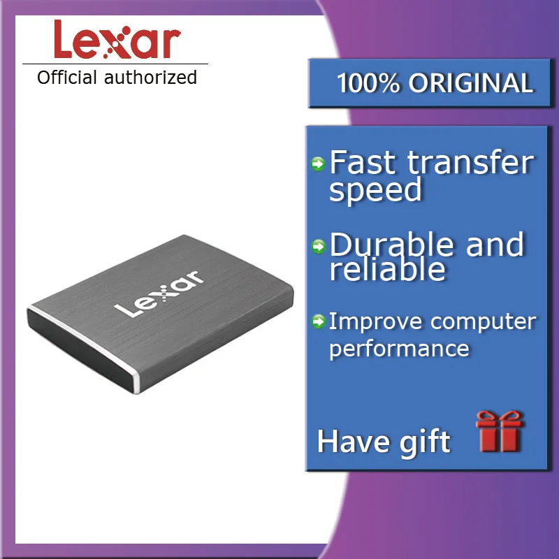 Lexar Портативный твердотельный накопитель type-C USB 3,1 внешний ssd 512 ГБ 240 ГБ внешний жесткий диск для планшета компьютера ноутбука