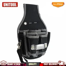 Porte tournevis 9 en 1, trousse utilitaire, sac à outils en tissu Nylon 600D de qualité supérieure pour électricien, poche pour outils à la taille, sac à ceinture