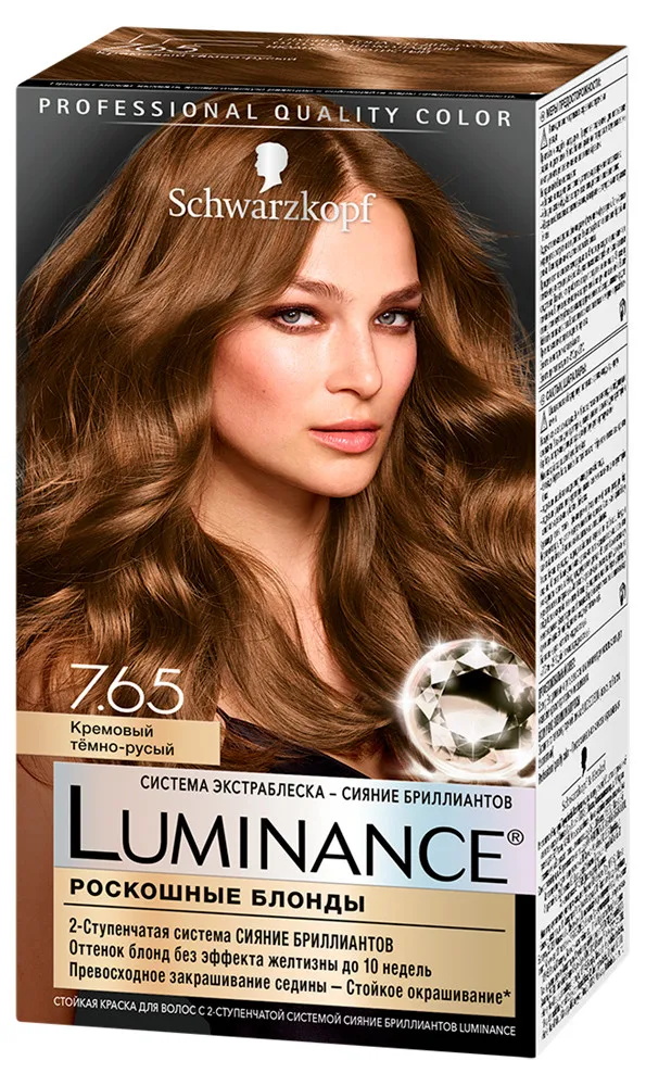 Краска для волос Luminance, темно-русый, тон 7.65, 165 мл