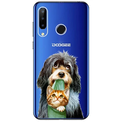 Для 6,3 дюймов Doogee N20 прозрачный силиконовый чехол ТПУ мягкий чехол для телефона Для Doogee N20 N 20 чехол задняя крышка - Цвет: K1