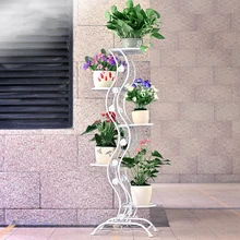 Стильный Железный арт оригинальность зеленый Ло хлорофитум для заземления Крытый Многоэтажный цветочный стеллаж балкон мясистый цветочный горшок рама