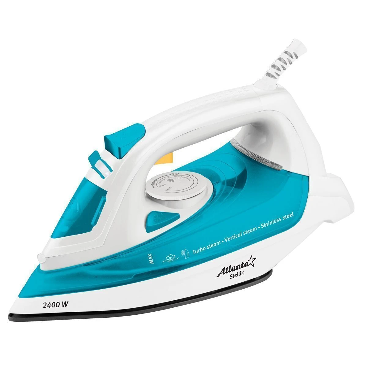 Iron Atlanta ath 5504 turquoise (power 2400 W; антипригарная sole) iron