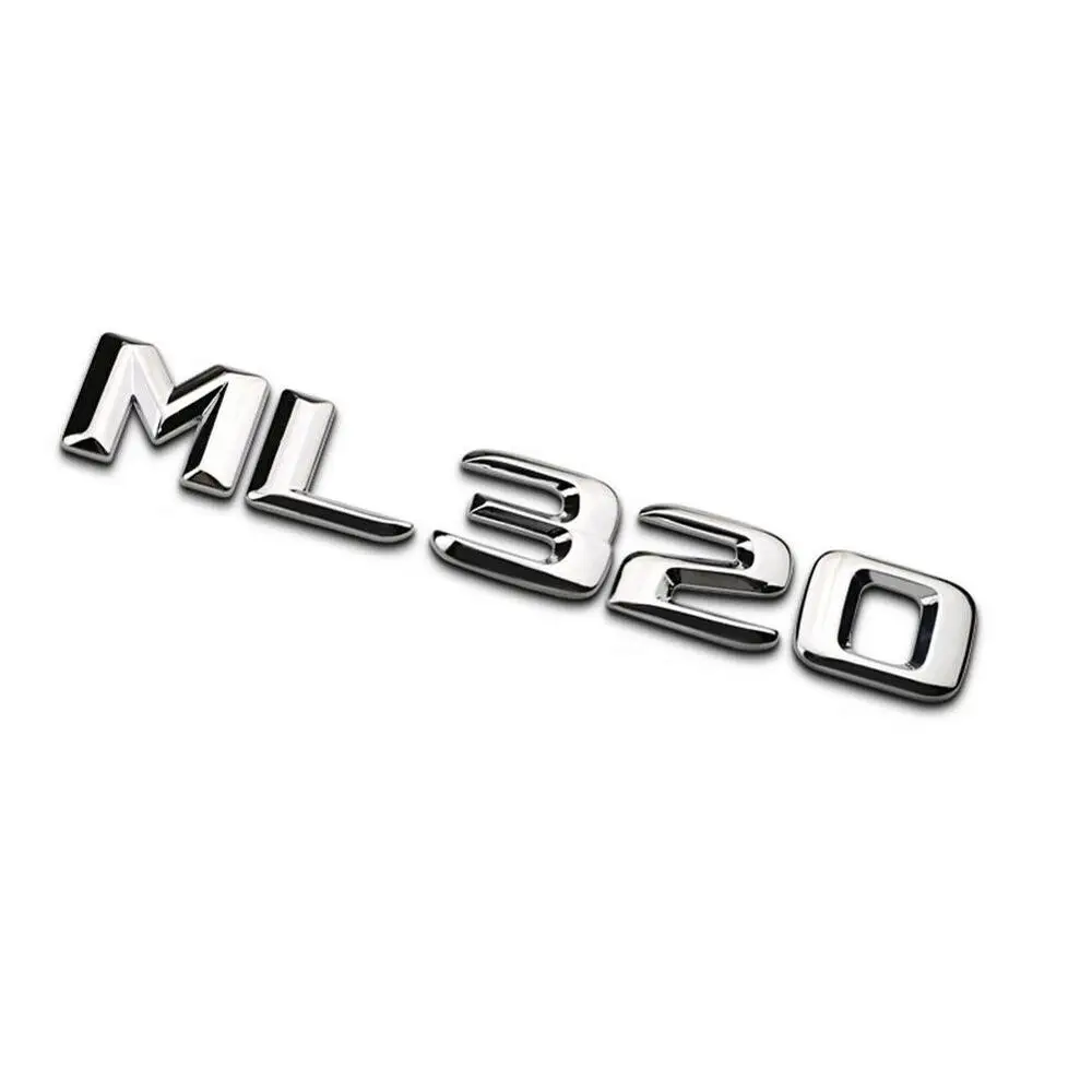 Хром ABS числа буквы багажник эмблема наклейка для Mercedes W166 W164 ML320