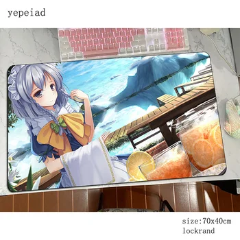 

Sakuya Izayoi mousepad gamer Popular 70x40cm gaming mouse pad large home notebook pc accessories laptop padmouse ergonomic mat
