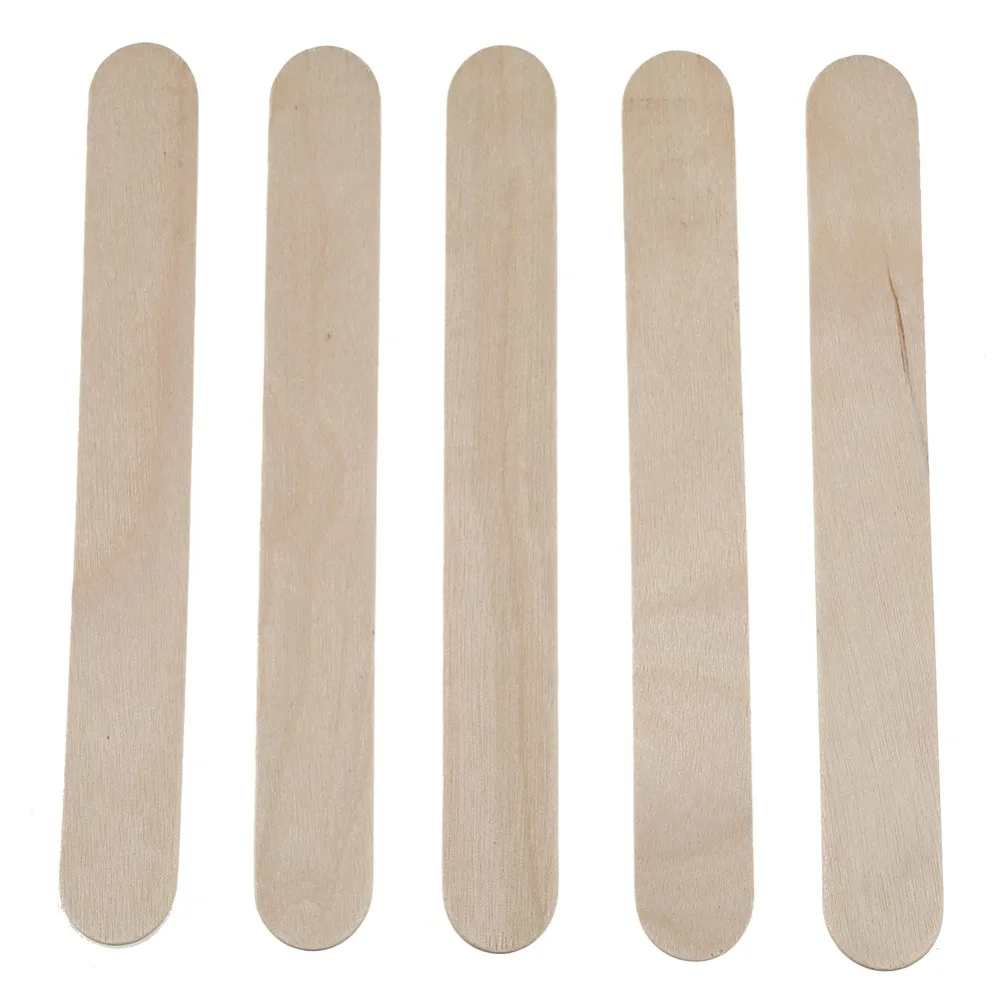 20 шт., женские деревянные палочки для удаления волос, восковые одноразовые палочки, косметический набор, деревянный шпатель для языка