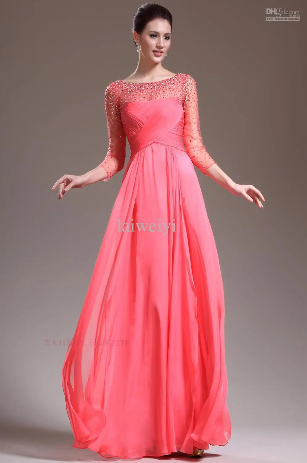 Заказные рукава вечерние платья для выпускного вечера с бисером vestido de renda длинные элегантные вечерние платья de soiree платья подружек невесты