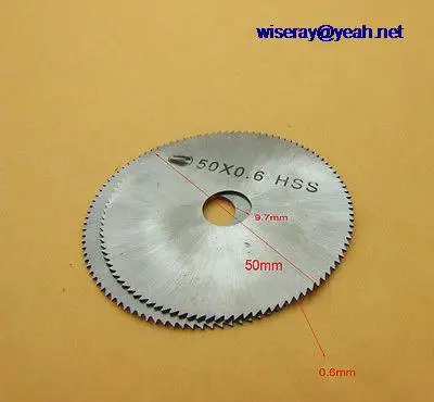 

DHL/EMS 20PCS 50 x 0.6mm HSS Saw Blade Rotary Tool Circular Saw Blade Set Mandrel fit -A7